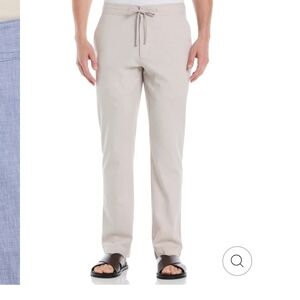 Cubavera Men's Beige Drawstring Chinos